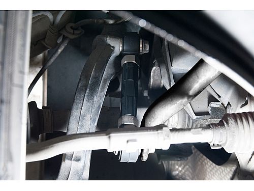Передняя усиленная тяга/стойка стабилизатора HardRace для AUDI A6 C7 2010-2018, HR7816