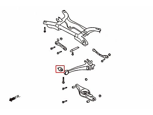 Сайлентблок заднего продольного рычага HardRace для MITSUBISHI OUTLANDER 2nd 2006-2012, HR7168 Сайлентблок заднего продольного рычага HardRace для MITSUBISHI OUTLANDER 2nd 2006-2012, HR7168