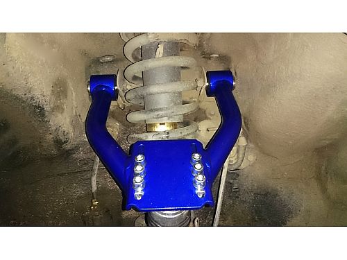 Передние развальные рычаги HardRace для HONDA CR-V 1st RD1-RD3 1997-2001 (на сайлентблоках), HR7882 Передние развальные рычаги HardRace для HONDA CR-V 1st RD1-RD3 1997-2001 (на сайлентблоках), HR7882