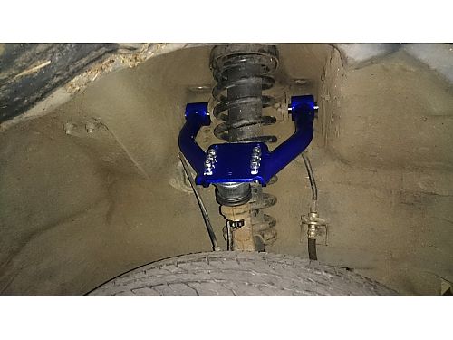 Передние развальные рычаги HardRace для HONDA CR-V 1st RD1-RD3 1997-2001 (на сайлентблоках), HR7882 Передние развальные рычаги HardRace для HONDA CR-V 1st RD1-RD3 1997-2001 (на сайлентблоках), HR7882