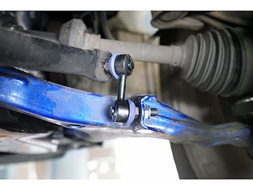 Передняя усиленная тяга/стойка стабилизатора HardRace для HONDA CIVIC 7th EM2 2001-2006, HR6258