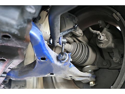Передняя усиленная тяга/стойка стабилизатора HardRace для HONDA CIVIC 7th EM2 2001-2006, HR6258