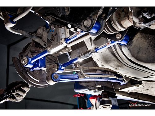 Комплект задних рычагов HardRace для SUBARU IMPREZA 1st WRX GC/GF/GM 1992-2000 (на сайлентблоках), HR6158 Комплект задних рычагов HardRace для SUBARU IMPREZA 1st WRX GC/GF/GM 1992-2000 (на сайлентблоках), HR6158
