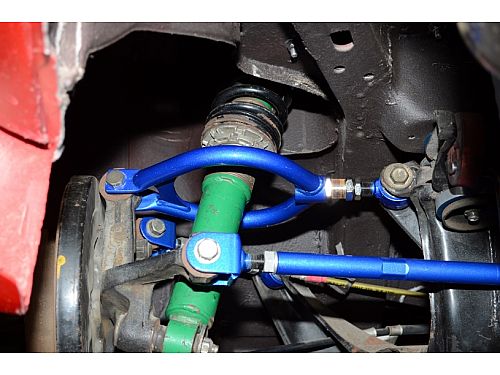 Задние верхние развальные рычаги HardRace для NISSAN Z 4th Z32 1989-2000 (на сайлентблоках), HR6177-R