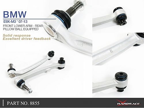 Передние нижние рычаги HardRace для BMW 1 Серии E8x 2004-2011 (на ШС), HR8855
