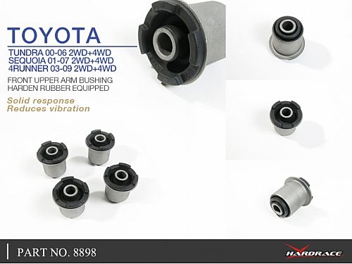 Сайлентблок переднего верхнего рычага HardRace для TOYOTA TUNDRA 1 поколение 2000-2006, HR8898 Сайлентблок переднего верхнего рычага HardRace для TOYOTA TUNDRA 1 поколение 2000-2006, HR8898