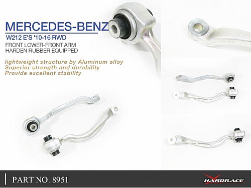 Передние нижние рычаги HardRace для MERCEDES-BENZ E-Класс W212/S212 2010-2016 (на сайлентблоках), HR8951 Передние нижние рычаги HardRace для MERCEDES-BENZ E-Класс W212/S212 2010-2016 (на сайлентблоках), HR8951