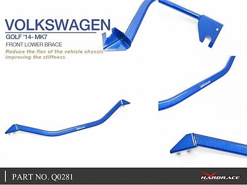 Распорка переднего подрамника HardRace для VOLKSWAGEN GOLF MK7 2012-2020, HRQ0281 Распорка переднего подрамника HardRace для VOLKSWAGEN GOLF MK7 2012-2020, HRQ0281 — фото 5