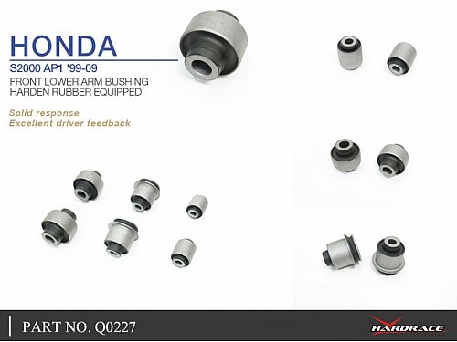 Сайлентблок переднего нижнего рычага HardRace для HONDA S2000 AP1 1999-2003, HRQ0227 Сайлентблок переднего нижнего рычага HardRace для HONDA S2000 AP1 1999-2003, HRQ0227