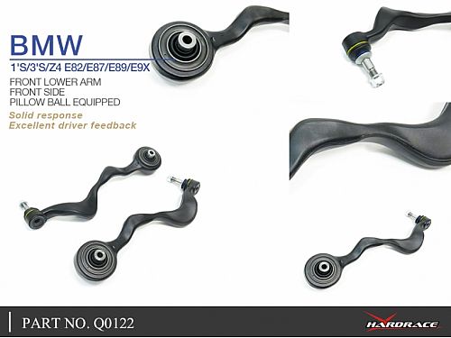 Передние нижние рычаги HardRace для BMW 1 Серии E8x 2004-2011 (на ШС), HRQ0122 Передние нижние рычаги HardRace для BMW 1 Серии E8x 2004-2011 (на ШС), HRQ0122