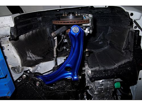 Передние нижние рычаги HardRace для HONDA JAZZ 3rd 2013-2020 (на сайлентблоках), HRQ0117