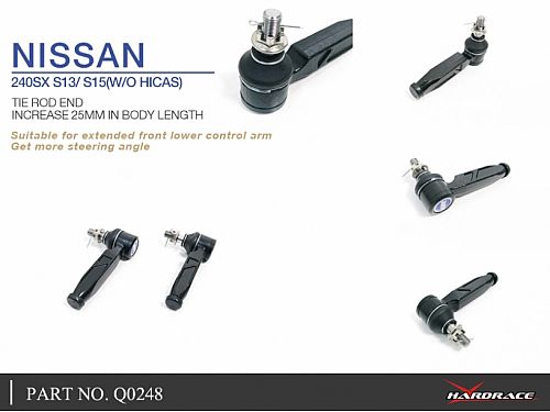 Рулевые наконечники HardRace для NISSAN SILVIA S14 1993-2000, HRQ0248 Рулевые наконечники HardRace для NISSAN SILVIA S14 1993-2000, HRQ0248