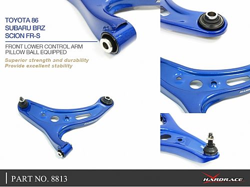 Передние нижние рычаги HardRace для SUBARU BRZ ZC6 2012-2021 (на ШС), HR8813