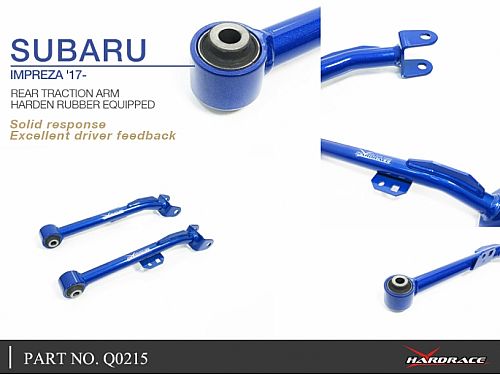Диагональный рычаг задний HardRace для SUBARU XV 2 поколение 2017-2022 (на сайлентблоках), HRQ0215 Диагональный рычаг задний HardRace для SUBARU XV 2 поколение 2017-2022 (на сайлентблоках), HRQ0215