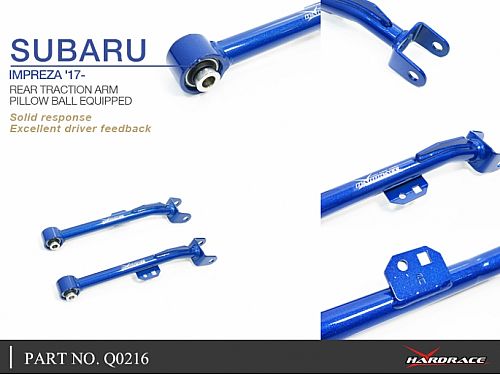 Диагональный рычаг задний HardRace для SUBARU XV 2 поколение 2017-2022 (на ШС), HRQ0216 Диагональный рычаг задний HardRace для SUBARU XV 2 поколение 2017-2022 (на ШС), HRQ0216