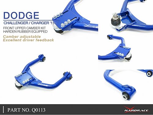 Передние верхние развальные рычаги HardRace для DODGE CHALLENGER 3rd 2008- (на сайлентблоках), HRQ0113 Передние верхние развальные рычаги HardRace для DODGE CHALLENGER 3rd 2008- (на сайлентблоках), HRQ0113