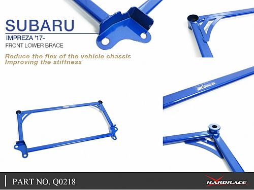 Распорка переднего подрамника HardRace для SUBARU CROSSTREK 2 поколение 2017-2022, HRQ0218 Распорка переднего подрамника HardRace для SUBARU CROSSTREK 2 поколение 2017-2022, HRQ0218
