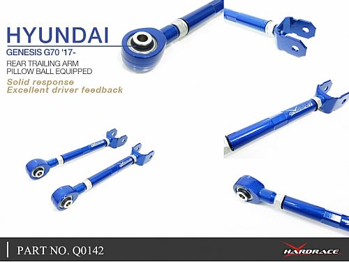 Продольные рычаги задние HardRace для HYUNDAI GENESIS G70 2018- (на ШС), HRQ0142