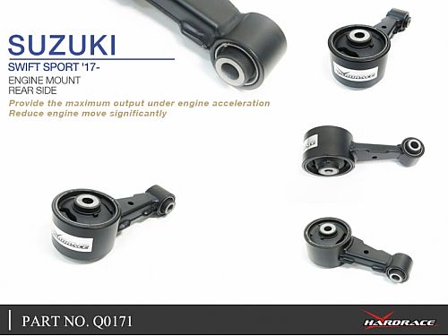 Опора двигателя задняя HardRace для SUZUKI SWIFT 4th ZCx3 2017-, HRQ0171 Опора двигателя задняя HardRace для SUZUKI SWIFT 4th ZCx3 2017-, HRQ0171