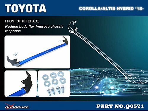 Распорка передней стойки HardRace для TOYOTA COROLLA CROSS XG10 2020-, HRQ0571
