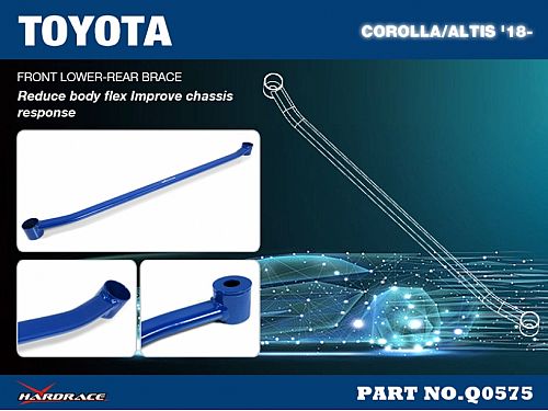 Распорка переднего подрамника HardRace для TOYOTA COROLLA CROSS XG10 2020-, HRQ0575