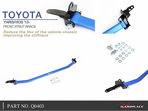 Распорка передней стойки HardRace для TOYOTA VITZ XP90 2005-2014, HRQ0403 Распорка передней стойки HardRace для TOYOTA VITZ XP90 2005-2014, HRQ0403