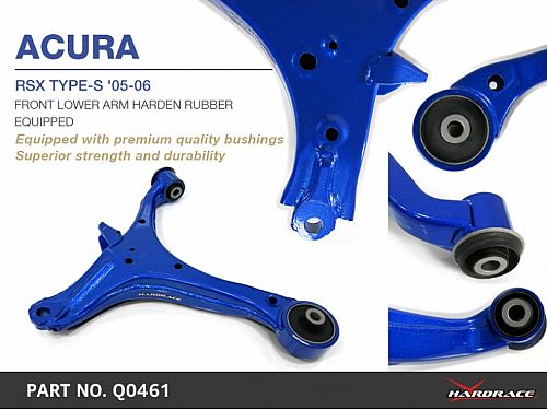 Передние нижние рычаги HardRace для ACURA RSX 1 поколение 2002-2006 (на сайлентблоках), HRQ0461