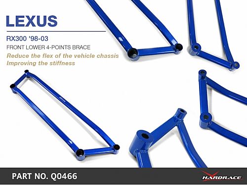 Распорка переднего подрамника HardRace для LEXUS RX 1st XU10 1998-2003, HRQ0466 Распорка переднего подрамника HardRace для LEXUS RX 1st XU10 1998-2003, HRQ0466