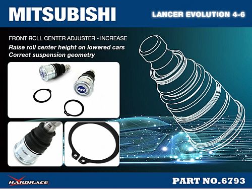 Передний регулятор поперечной устойчивости HardRace для MITSUBISHI LANCER EVOLUTION V 1998-1999, HR6793 Передний регулятор поперечной устойчивости HardRace для MITSUBISHI LANCER EVOLUTION V 1998-1999, HR6793