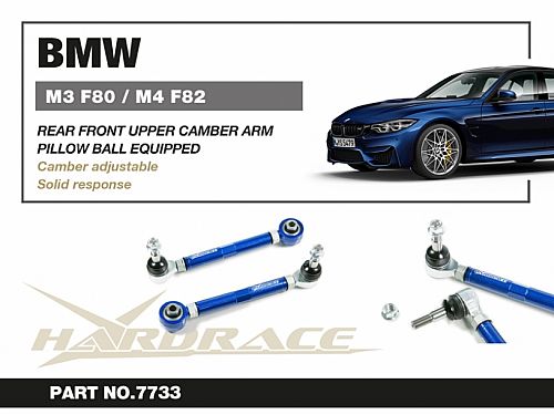 Развальные рычаги задние HardRace для BMW 3 Серии F80 M3 2014-2018 (на ШС), HR7733 Развальные рычаги задние HardRace для BMW 3 Серии F80 M3 2014-2018 (на ШС), HR7733