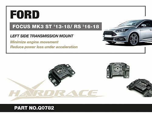 Опора двигателя левая HardRace для FORD FOCUS MK3 2011-2019, HRQ0782 Опора двигателя левая HardRace для FORD FOCUS MK3 2011-2019, HRQ0782