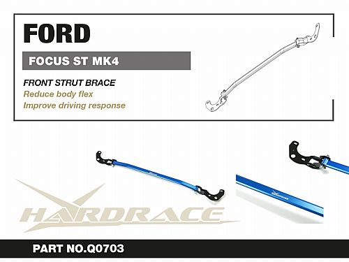 Распорка передней стойки HardRace для FORD FOCUS MK4 2018-, HRQ0703 Распорка передней стойки HardRace для FORD FOCUS MK4 2018-, HRQ0703