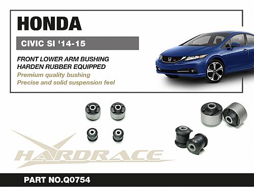 Сайлентблок переднего нижнего рычага HardRace для HONDA CIVIC 9th FG 2012-2015, HRQ0754