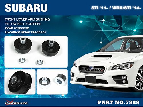 Сайлентблок переднего нижнего рычага HardRace для SUBARU IMPREZA 3rd GE-GR STI 2007-2013, HR7889 Сайлентблок переднего нижнего рычага HardRace для SUBARU IMPREZA 3rd GE-GR STI 2007-2013, HR7889