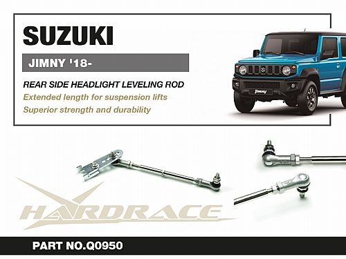 Задний корректор фар HardRace для SUZUKI JIMNY 4th 2018-, HRQ0950 Задний корректор фар HardRace для SUZUKI JIMNY 4th 2018-, HRQ0950