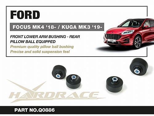 Сайлентблок заднего нижнего, переднего рычага HardRace для FORD KUGA MK3 2020-, HRQ0886 Сайлентблок заднего нижнего, переднего рычага HardRace для FORD KUGA MK3 2020-, HRQ0886