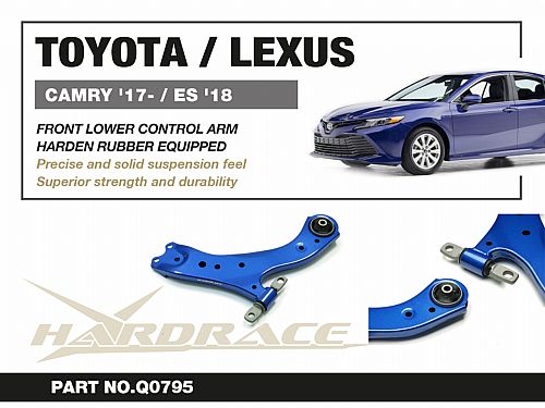 Передние нижние рычаги HardRace для LEXUS ES 7th XZ10 2018- (на сайлентблоках), HRQ0795 Передние нижние рычаги HardRace для LEXUS ES 7th XZ10 2018- (на сайлентблоках), HRQ0795