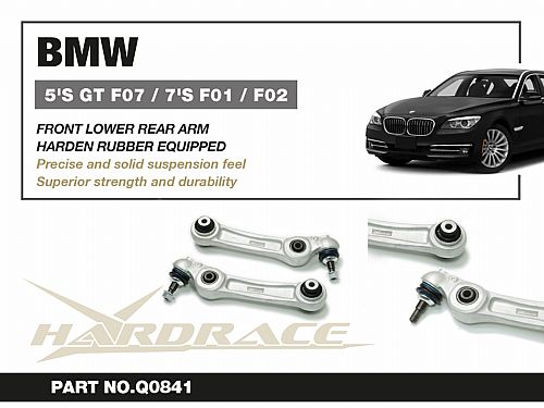 Передние нижние рычаги HardRace для BMW 7 Серии F01/F02 2008-2015 (на сайлентблоках), HRQ0841 Передние нижние рычаги HardRace для BMW 7 Серии F01/F02 2008-2015 (на сайлентблоках), HRQ0841