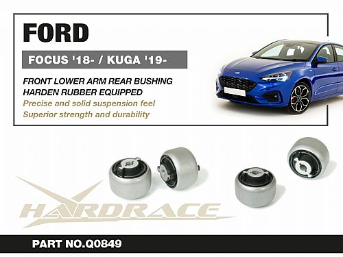 Сайлентблок заднего нижнего, переднего рычага HardRace для FORD KUGA MK3 2020-, HRQ0849 Сайлентблок заднего нижнего, переднего рычага HardRace для FORD KUGA MK3 2020-, HRQ0849