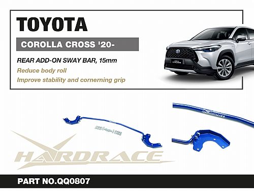 Задний стабилизатор HardRace для TOYOTA COROLLA CROSS XG10 2020-, HRQ0807 Задний стабилизатор HardRace для TOYOTA COROLLA CROSS XG10 2020-, HRQ0807