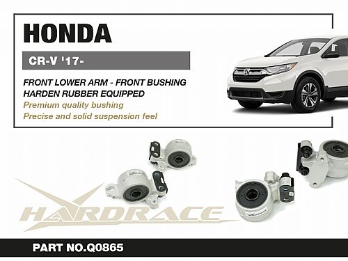 Сайлентблок заднего нижнего, переднего рычага HardRace для HONDA CR-V 5th 2017-2022, HRQ0865