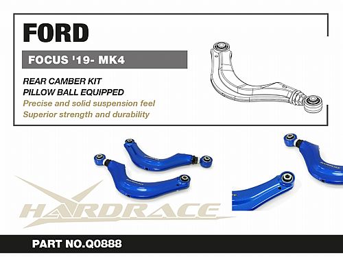 Развальные рычаги задние HardRace для FORD FOCUS MK4 2018- (на ШС), HRQ0888 Развальные рычаги задние HardRace для FORD FOCUS MK4 2018- (на ШС), HRQ0888