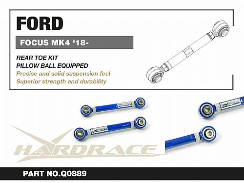 Задние рычаги схождения регулируемые HardRace для FORD FOCUS MK4 2018- (на ШС), HRQ0889