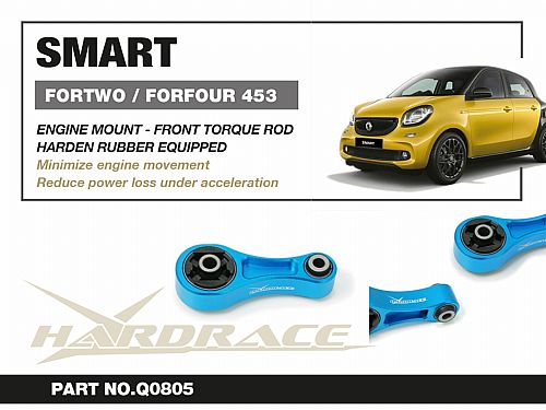 Опора двигателя передняя HardRace для SMART SMART 2 поколение 2015-, HRQ0805 Опора двигателя передняя HardRace для SMART SMART 2 поколение 2015-, HRQ0805