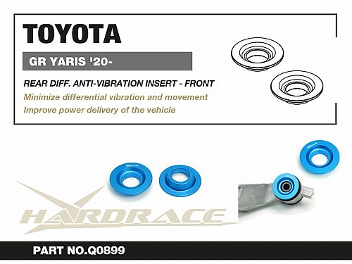 Антивибрационная втулка заднего дифференциала перед HardRace для TOYOTA YARIS Р4 (GR, HRQ0899 Антивибрационная втулка заднего дифференциала перед HardRace для TOYOTA YARIS Р4 (GR, HRQ0899 — фото 2