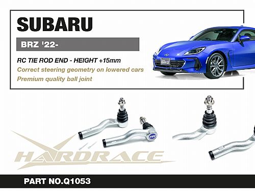 Наконечник поперечной рулевой тяги HardRace для SUBARU BRZ ZD8 2021-, HRQ1053 Наконечник поперечной рулевой тяги HardRace для SUBARU BRZ ZD8 2021-, HRQ1053