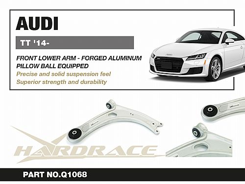 Передние нижние рычаги HardRace для AUDI TT MK3 8S 2014- (на ШС), HRQ1068