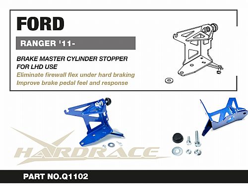 Стопор главного тормозного цилиндра HardRace для FORD Ranger 3 поколение (T6) 2012-2022, HRQ1102