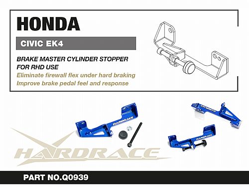 Стопор главного тормозного цилиндра HardRace для HONDA CIVIC 6th EK3/4/5/9 1996-2000, HRQ0939