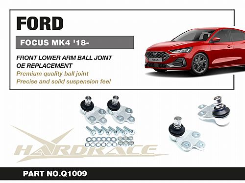 Шаровая опора нижнего переднего рычага HardRace для FORD FOCUS MK4  2018-, HRQ1009